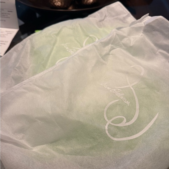 Sam Edelman Silver Sculptural Heels with Ankle Strap - Picture 7 of 10